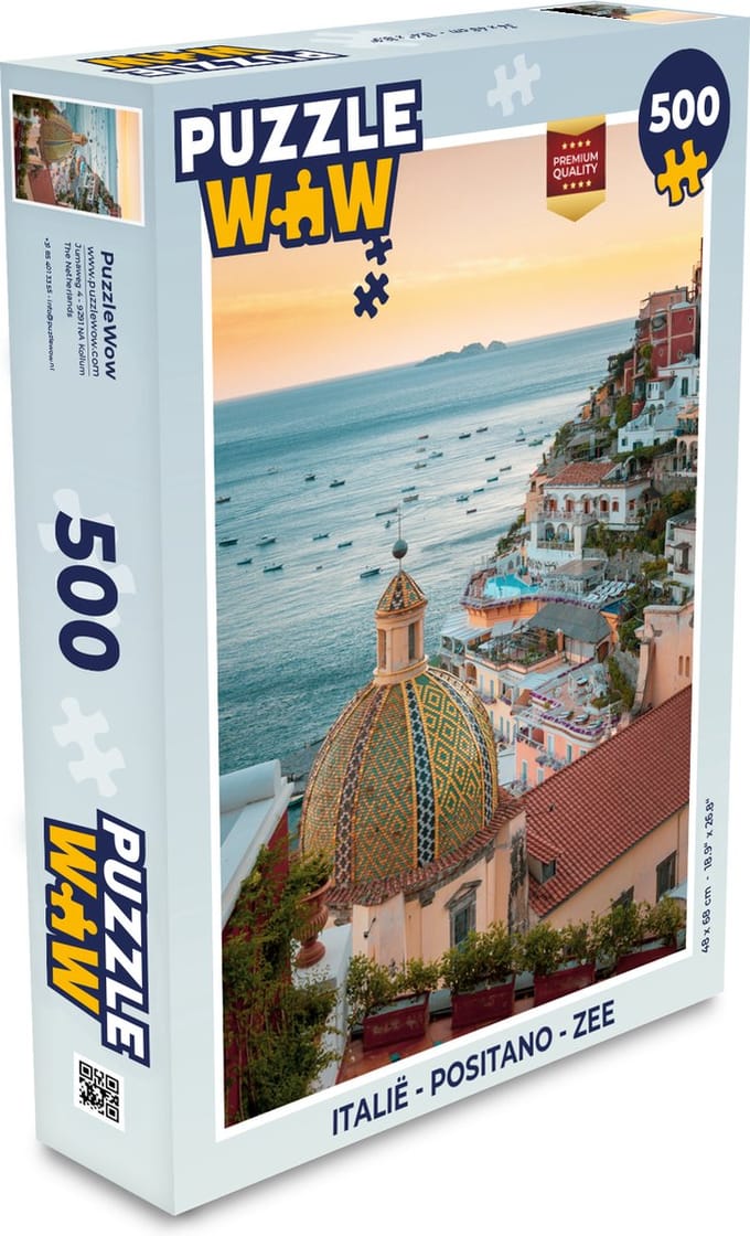 Puzzel Italië - Positano - Zee - Legpuzzel - Puzzel 500 stukjes