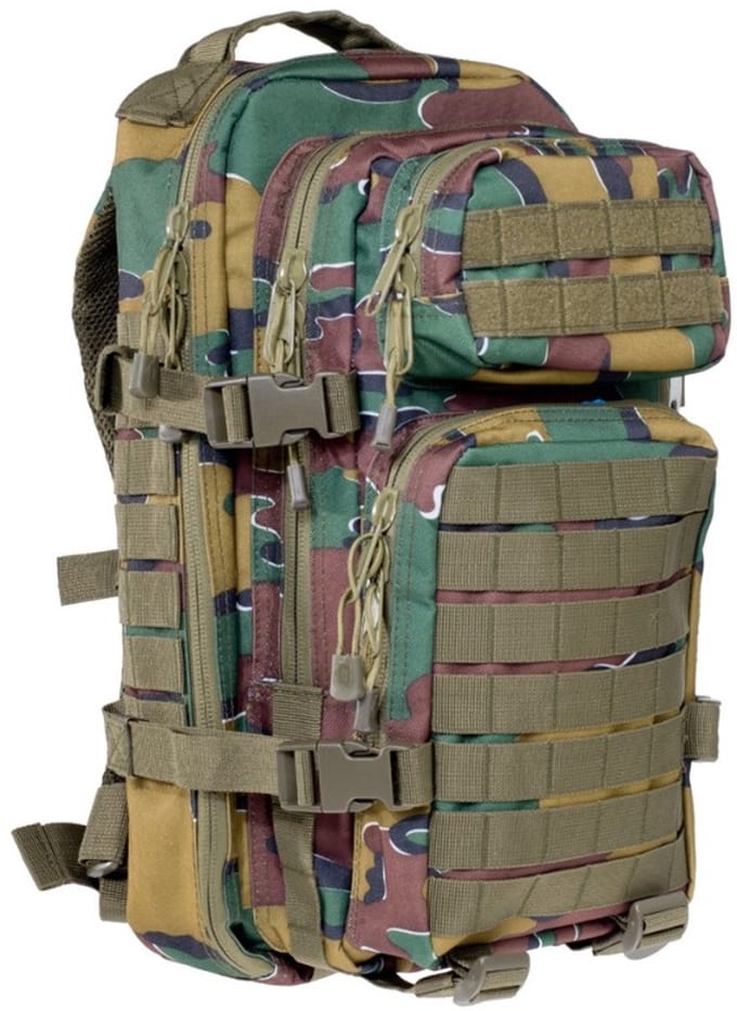 AB US Rugzak Molle 30L, Assault I, ABL jigsaw camo