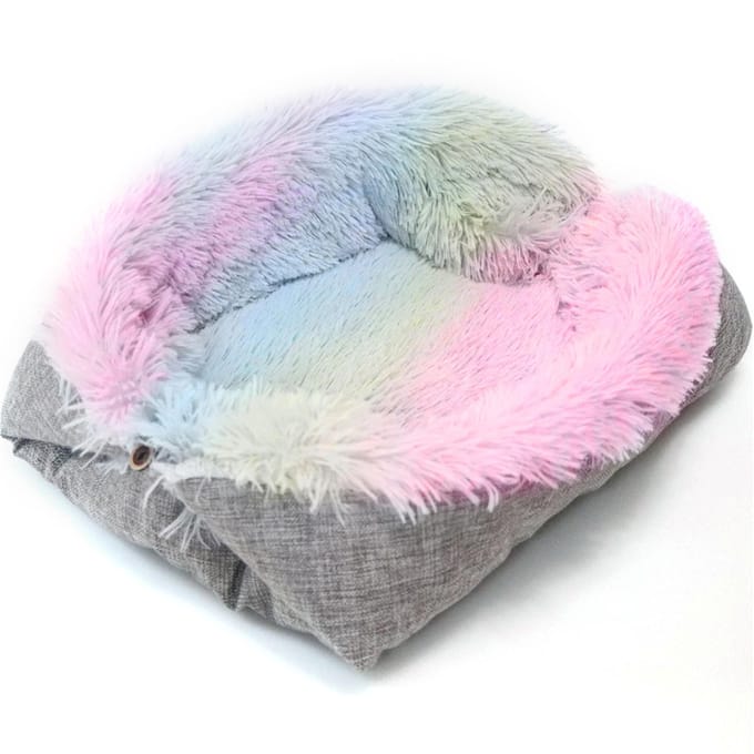 Kattenbed Wasbare Kattenbedden voor Binnenkatten Huisdierenbed Innovatief Design Veilig Warmend Comfortabel Slaapoppervlak Geschikt voor Alle Seizoenen veelkleurig