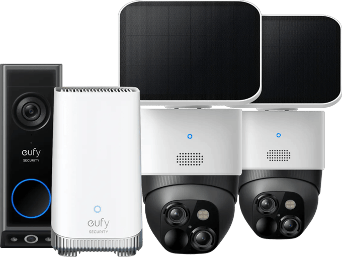 Eufycam Solocam S340 Duo Pack + Eufy Video Doorbell E340 + HomeBase 3