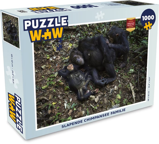 Puzzel Apen - Slapen - Bos - Legpuzzel - Puzzel 1000 stukjes volwassenen