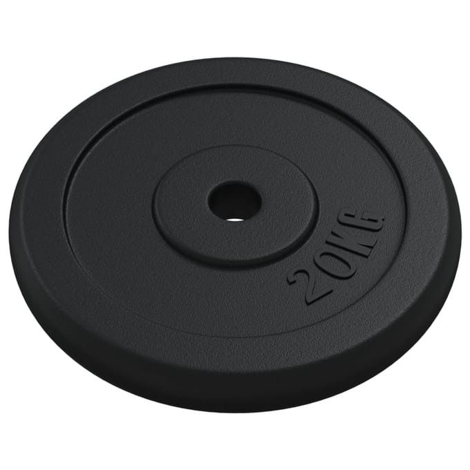 vidaXL Halterschijf 20 kg gietijzer
