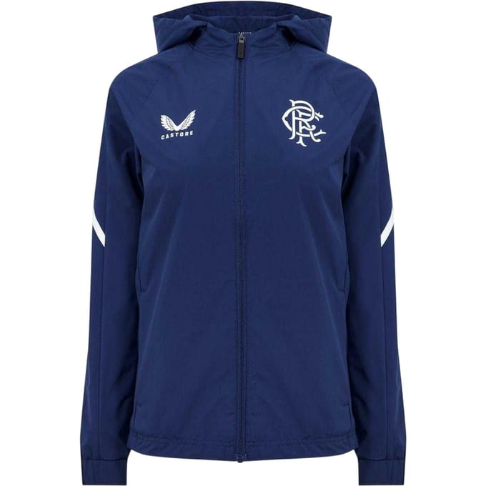 Castore Heren Rangers FC Jacket (Marineblauw)