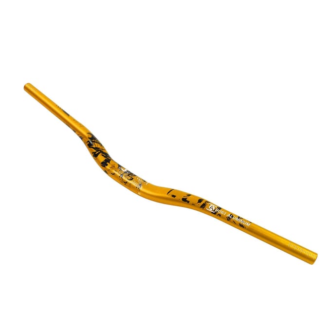 Fiets Stuur Handvat Stuurverhoger Extra Lang Aluminiumlegering 31.8x720mm Voor Fietsen Geel orange