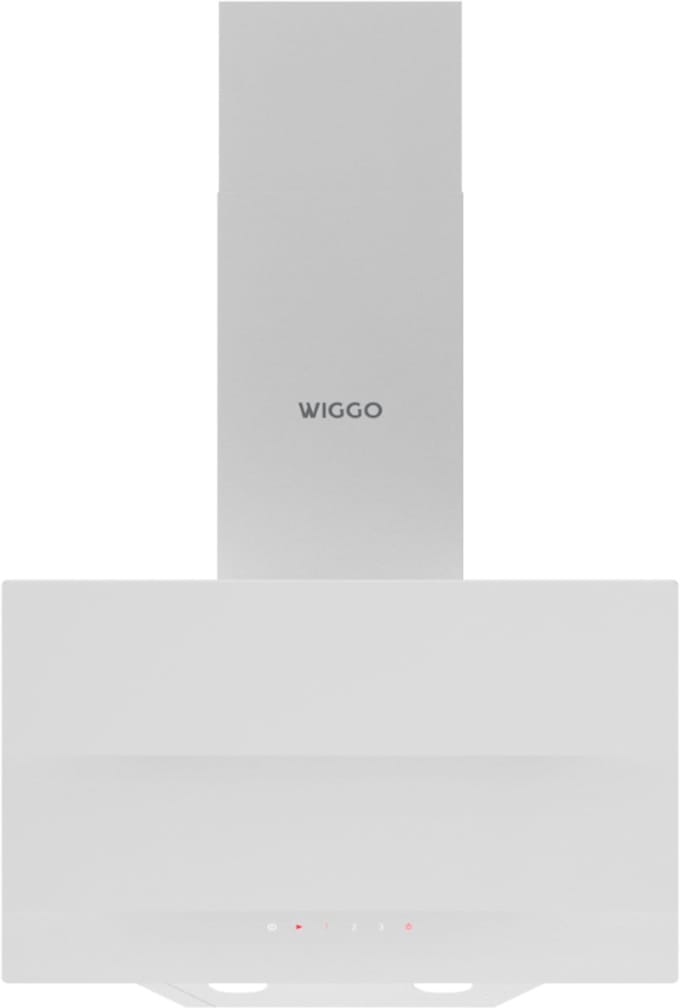 Wiggo WE-A533G(W) Schuine Afzuigkap – Wit – 50 cm – Energieklasse A+