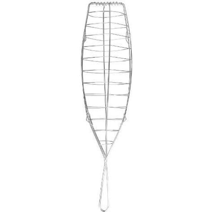 Visgrill - Ibili - 769745 - Vernikkeld Staal - 45x14 cm - Praktisch en Duurzaam
