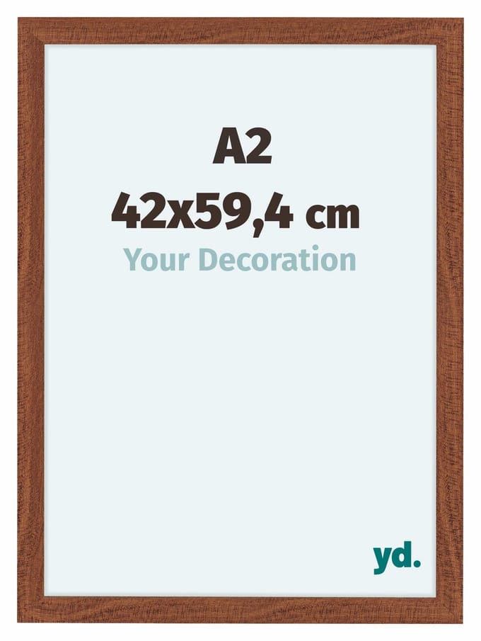 Your Decoration - Fotolijst A2 42x59,4 cm - MDF - Walnoot - Como