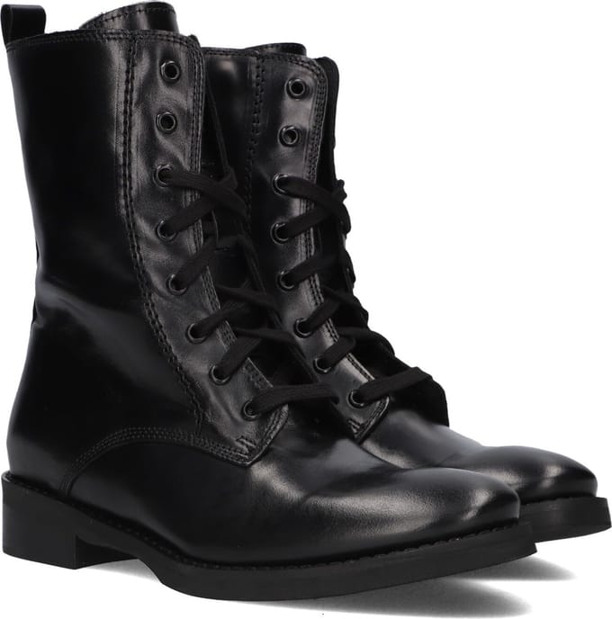 Notre-V 4001 Veterboots - Laarzen Met Veters - Dames - Zwart - Maat 37