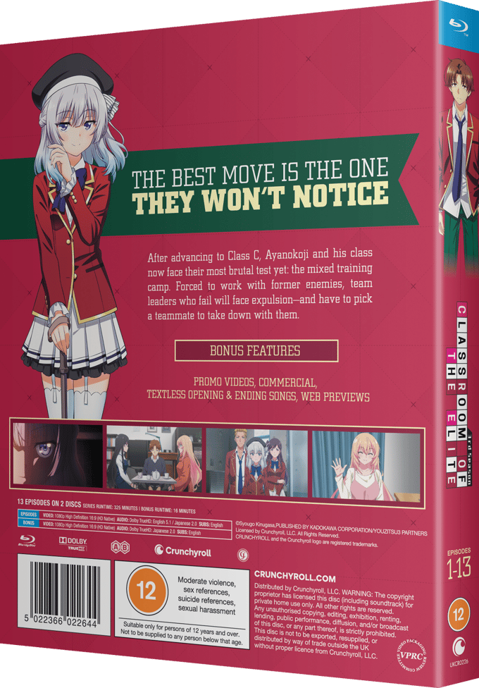 Classroom of the Elite - Seizoen 3 - Blu-ray - Import