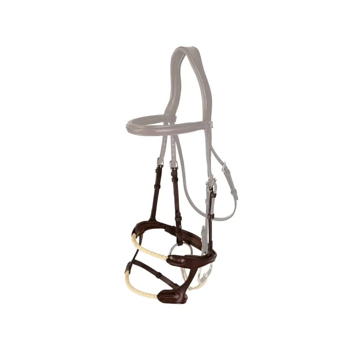 Muserolle paard met dubbele veter Dy'on