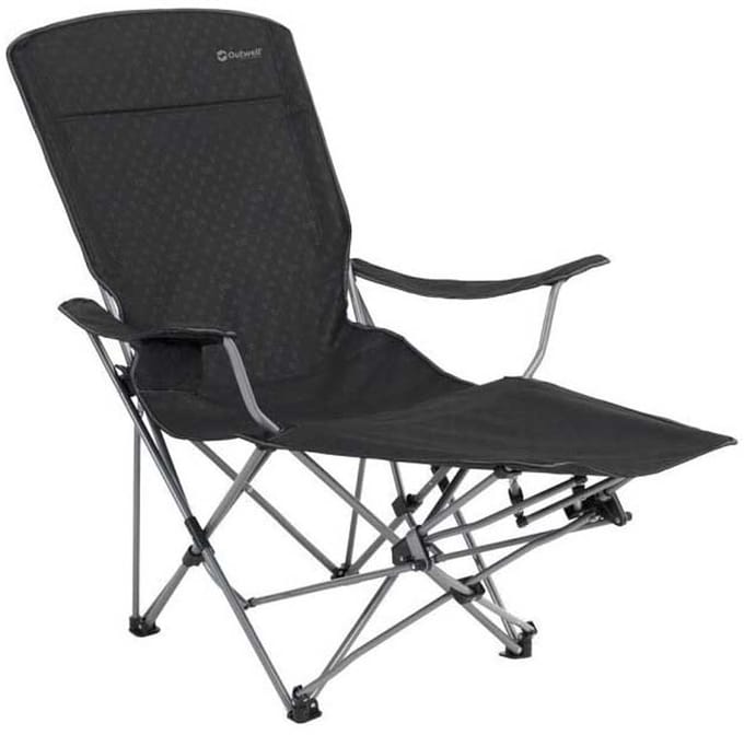Outwell Catamarca Ligstoel Zwart 89 x 61 x 116 cm