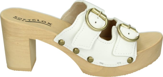 Softclox - S3572 EVI - Klompen - Kleur: Wit/beige - Maat: 42