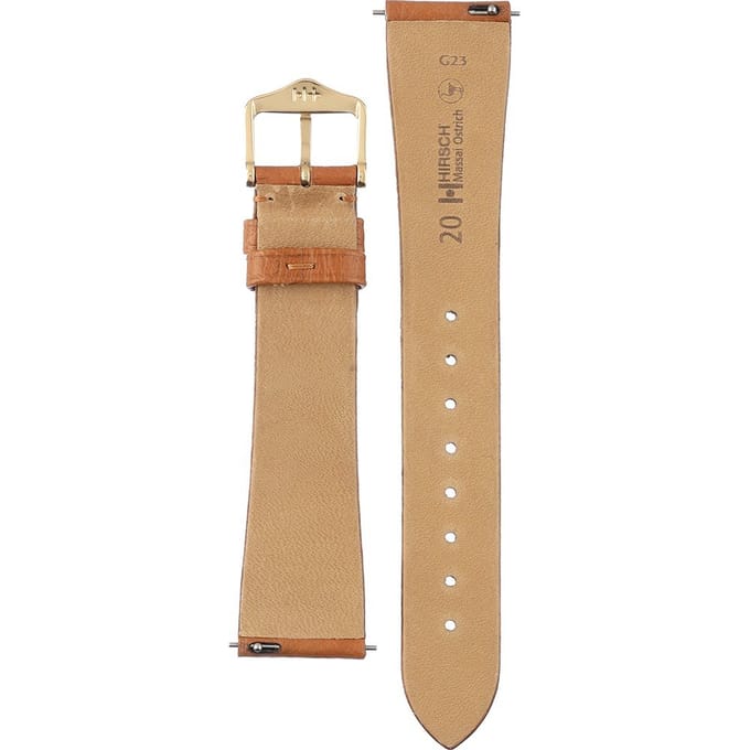 Hirsch 04262070-1-20 Massai Ostrich Horlogeband