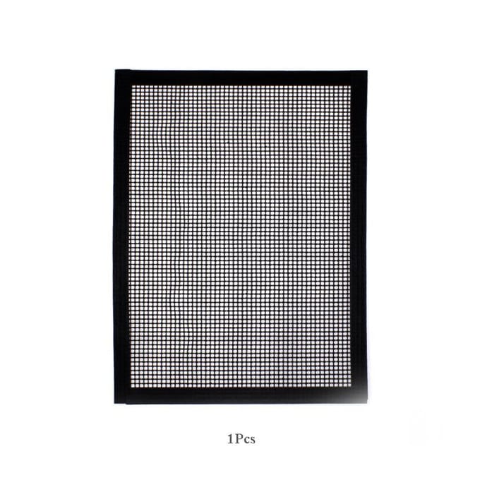 Anti-aanbak BBQ Mat Gaas Grillmat Barbecue Accessoires Hittebestendig BBQ Rooster Buiten Bakmat Oven Tool black