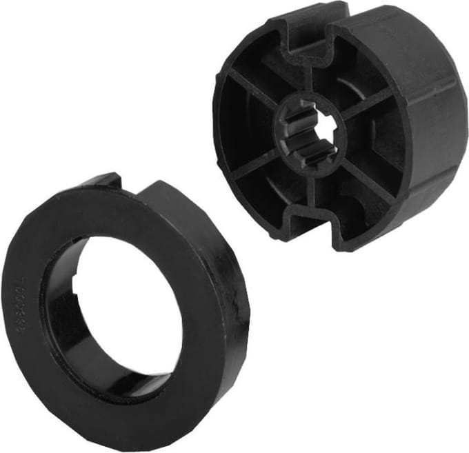 Adaptieset Ø 78x1,5 met doekgleuf voor type 2 buismotor