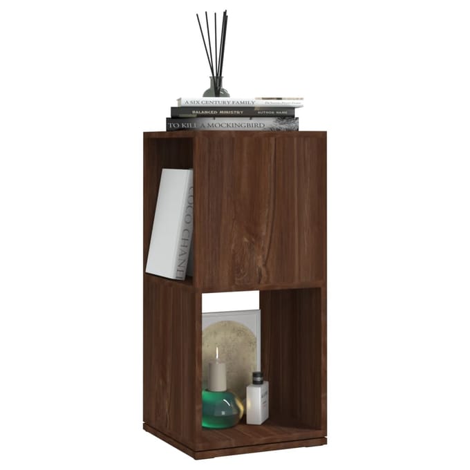 vidaXL - Draaikast - 34,5x34,5x75,5 - cm - spaanplaat - bruin - eikenkleur