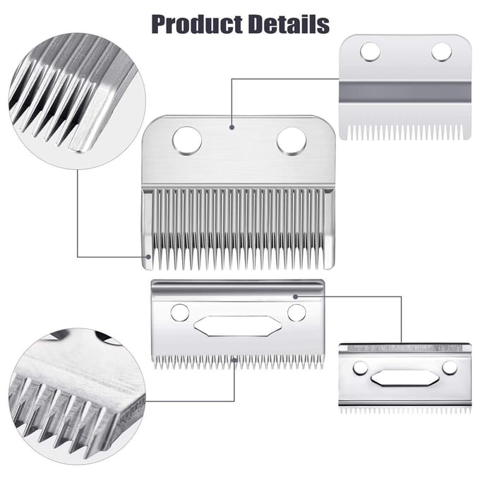 Lame de rechange pour tondeuse à cheveux électrique WAHL, 2 pièces or