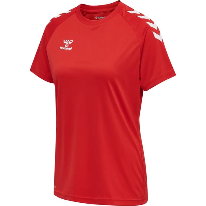 Hummel Core XK Core Poly Shirt Dames - sportshirts - rood - Vrouwen