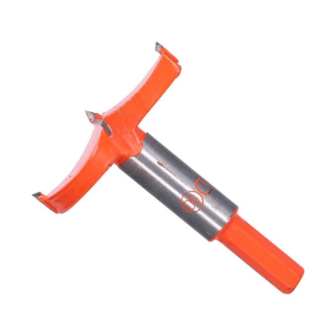 Mèche Forstner Carbure Mèche à Aléser Ouvreur de Trous de Charnière Mèche de Perçage pour Bois 60 mm