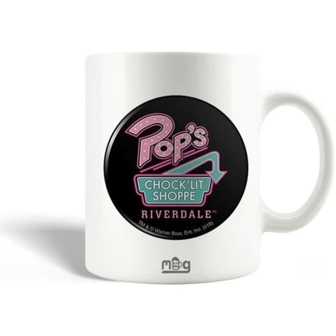 Mug en Céramique - Pop's - Riverdale - 30cl - Compatible Lave-Vaisselle - Blanc