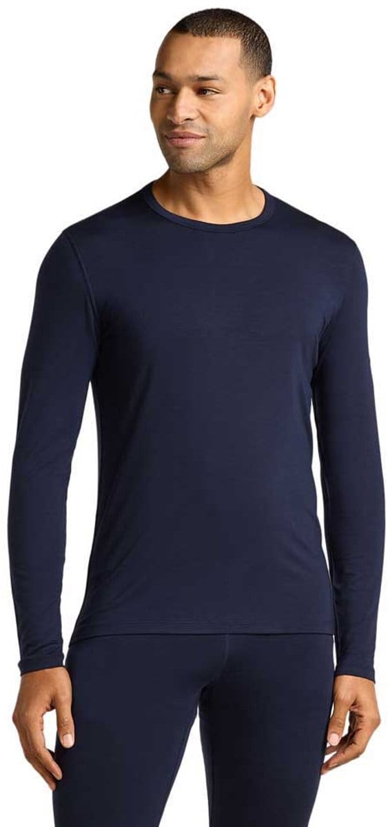 Icebreaker Merino Core Midweight Lange Mouwen Basislaag Blauw L Man