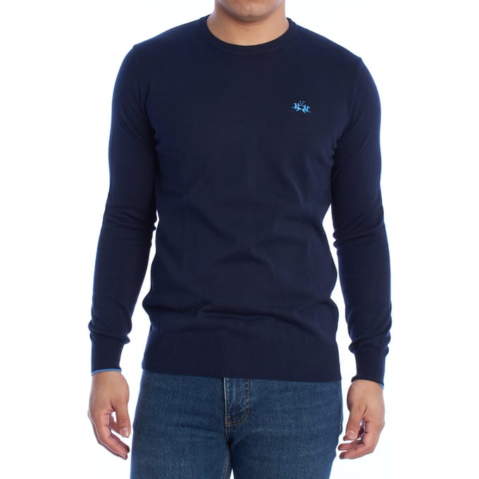 Heren Regular Fit Sweater met ronde hals YMS010-XC008