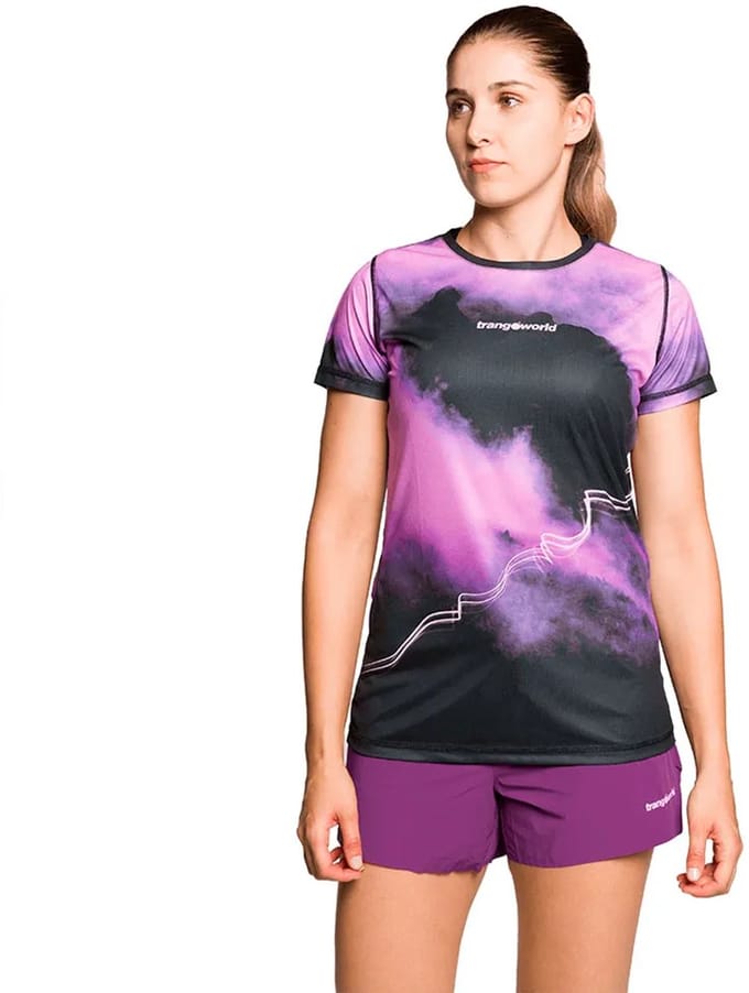 Trangoworld Cestrede T-shirt Met Korte Mouwen Paars S Vrouw
