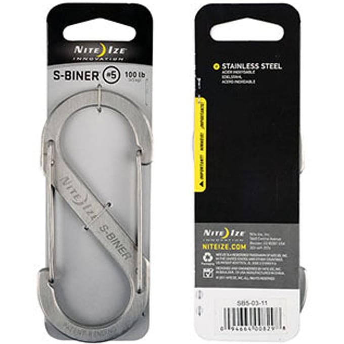 NITE Ize S-Biner Gr. 5 NI-SB5-03-11 Karabijn 111 mm x 49 mm x 111 mm 1 stuk(s)