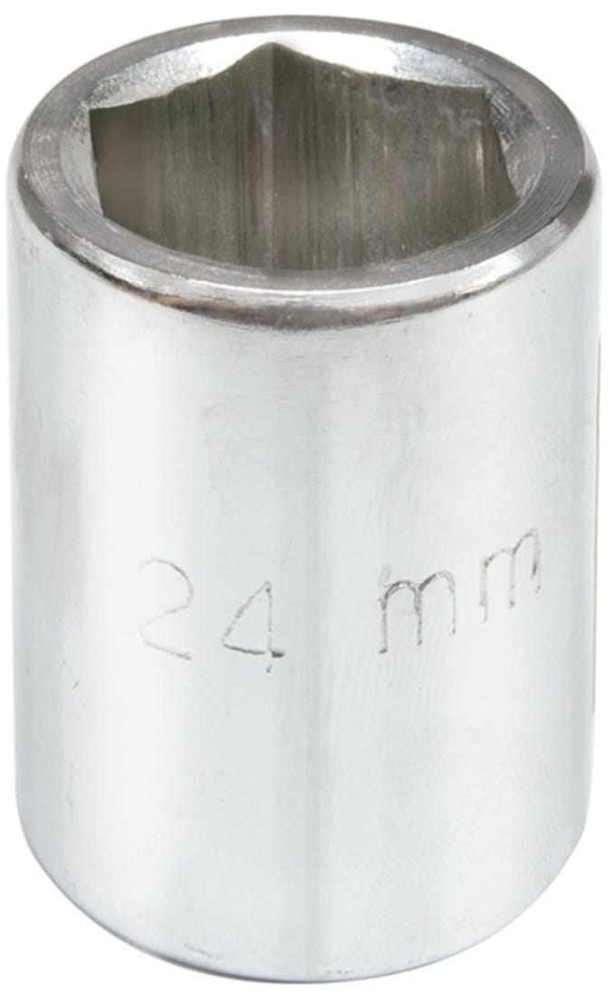 Vorel - Zeskantig Dopsleutel - Kort - 38mm - Staal