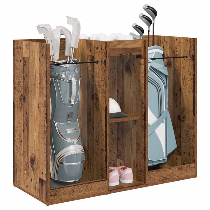Golfkast Massief Hergebruikt Hout 102 x 45 x 85,5 cm