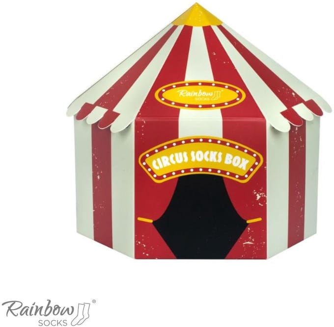 Rainbow Socks - Circus Sokken - 41-46 - Kleurvol - Comfortabel