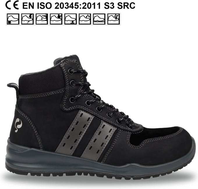 Quick Schoen Sport QS0911 S3 - Zwart/Grijs - 40