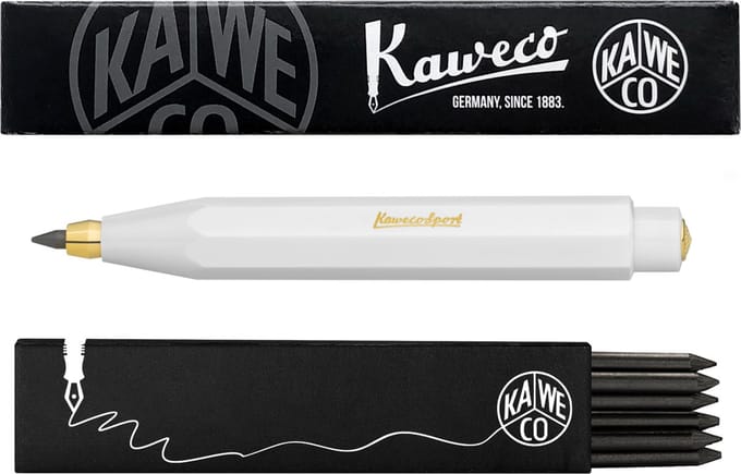 Kaweco - Vulpotlood 3,2 - Classic Sport - Wit - Met doosje vullingen