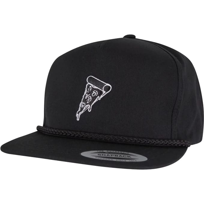 Mister Tee - Pizza Golfer Snapback Pet - Zwart
