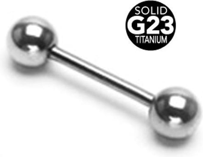 piercing titanium extern schroefdraad basis 1.6x16 - zilver - LMPiercings