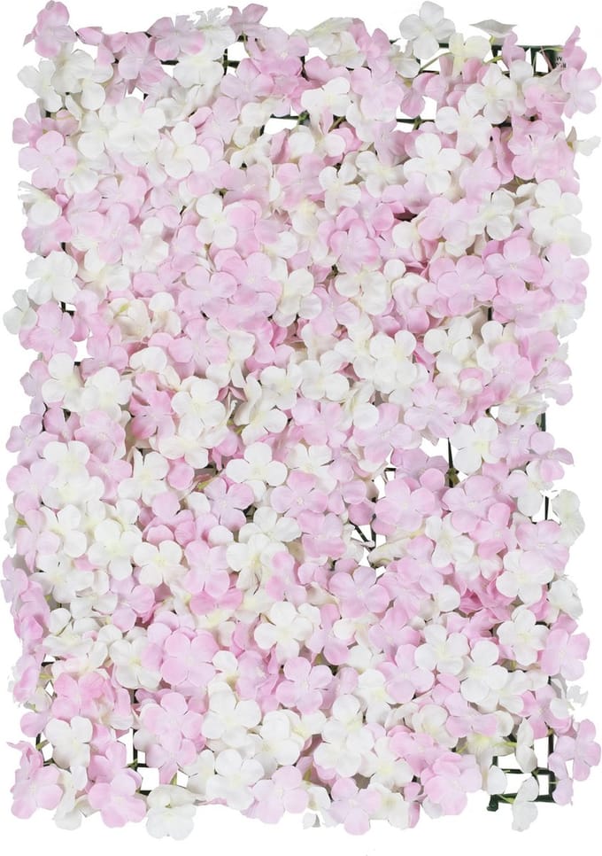 Ginger Ray PAMA-100 Roze & Witte Bloemen Backdrop