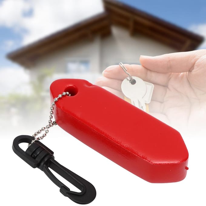 Drijvende Duik Sleutelhanger Hanger Marine Zeilen Drijvende Sleutelhanger Duikaccessoires red