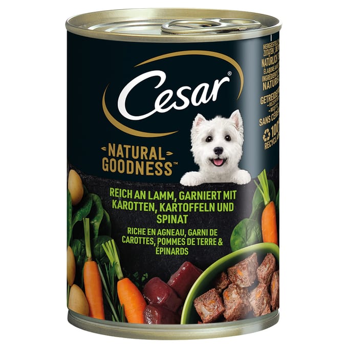 Cesar Natural Goodness Multipack - Lam (12 x 400 g)