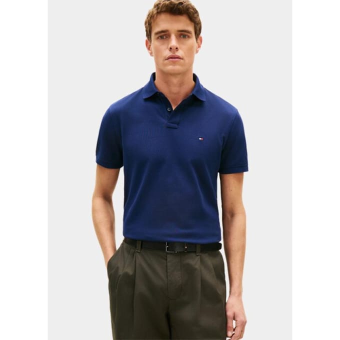 Tommy Hilfiger 1985 Regular Polo Carbon Navy Größe: L | Poloshirts Outlet | Herren | Blau