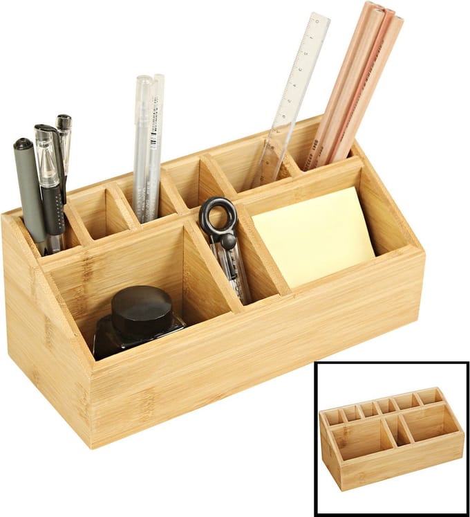 Pennenbakje van bamboe hout – Decopatent®