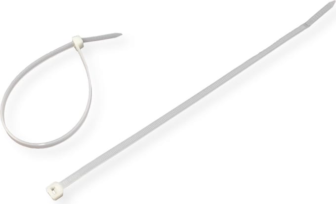 VALUE Tie-wraps, 25cm, 4,8mm, haaks, 100 stuks
