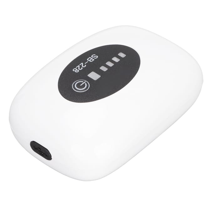 Vistank Zuurstofpomp USB Oplaadbaar Stille Dubbel Gat Mini Aquarium Luchtpomp voor Binnenvissen white