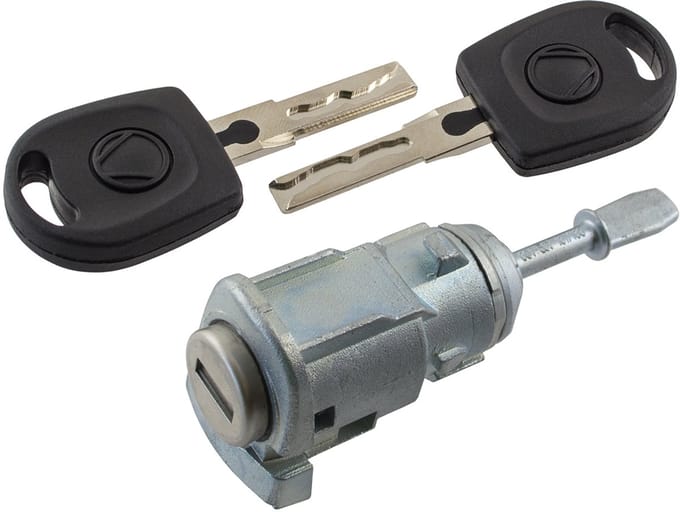 Modecar - Voordeur Slots Inzetstuk Links - VW Bora 97-03 - Incl. 2 Sleutels
