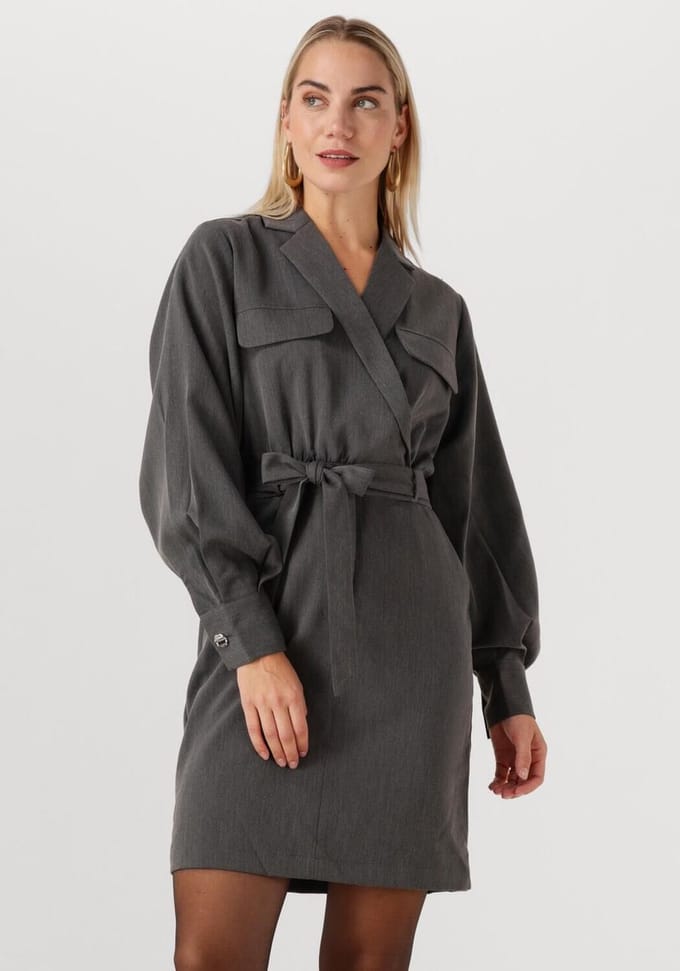 Freebird Doraline Dress Dark Grey Taglia: M | Abiti Mini Outlet | Donna | Grigio