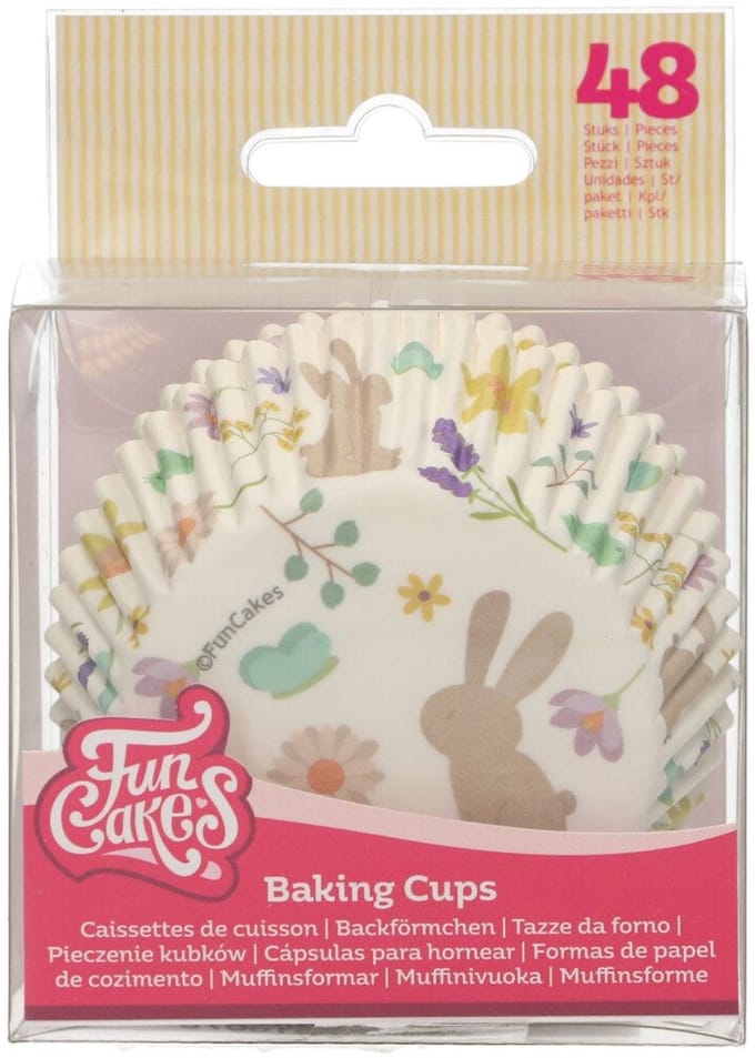 FunCakes Baking Cups - Lente Dieren - 48 Stuks - Cupcake Vormpjes Papier