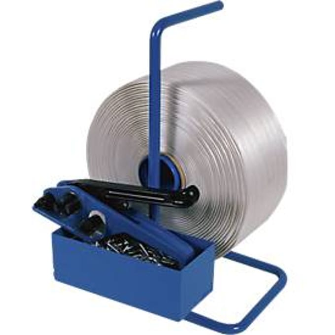 SET polyester band omsnoering + 500 hoeklatten