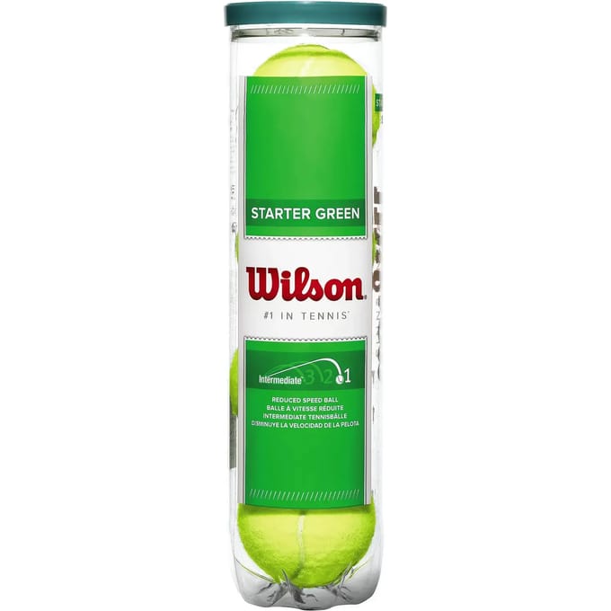 Wilson Tennisballen Starter Stage 1 groen 4 stuks WRT137400