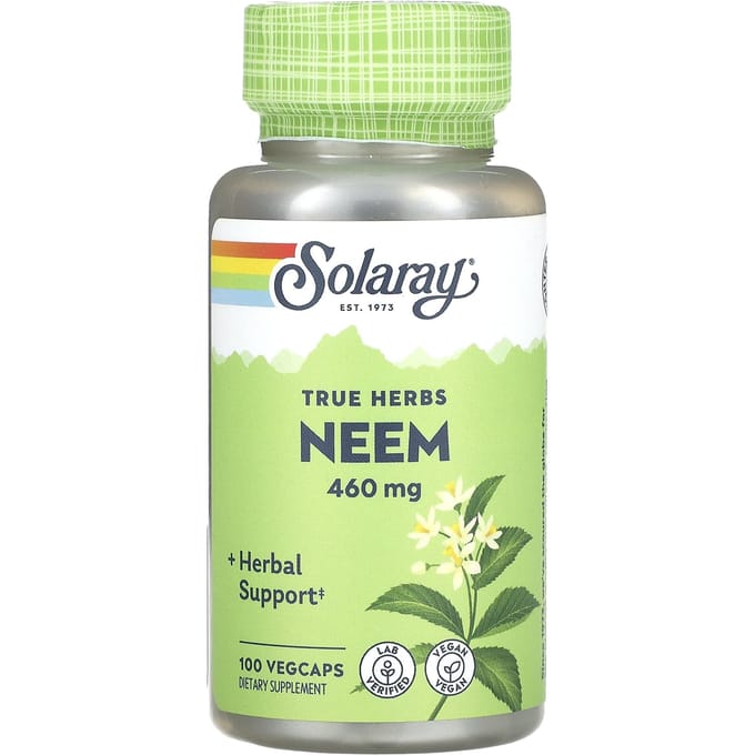 True Herbs, Neem, 460mg, 100 Plantaardige Capsules