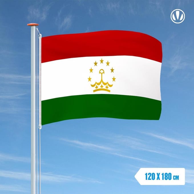 Vlag Tadzjikistan 120x180cm