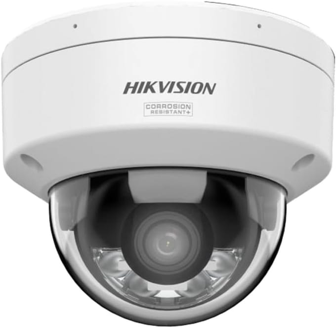 Beveiligingscamera Buiten - Dome Camera - Huis en Bedrijf - Colorvu Nachtzicht - IP67 Waterdicht - Wit